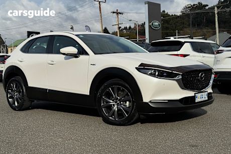 White 2023 Mazda CX-30 Wagon X20 Astina (Awd) M Hybrid