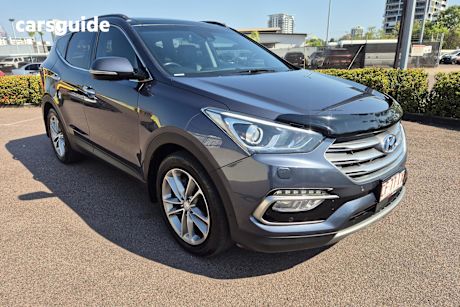Blue 2018 Hyundai Santa FE Wagon Highlander Crdi (4X4)