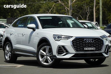 White 2022 Audi Q3 Sportback 35 Tfsi S Line