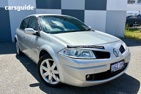 Silver 2007 Renault Megane Sedan Privilege