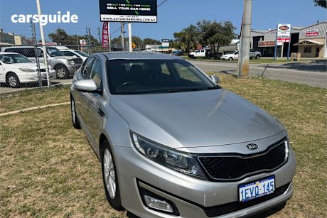 Silver 2014 Kia Optima Sedan Si
