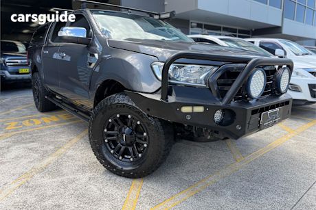 Grey 2017 Ford Ranger Dual Cab Utility Xlt 3.2 (4X4)