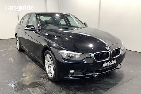 Black 2014 BMW 320I Sedan