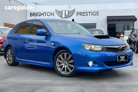 Blue 2010 Subaru Impreza Hatchback Wrx (Awd)
