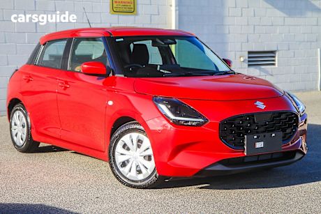 Red 2025 Suzuki Swift Hatchback Hybrid