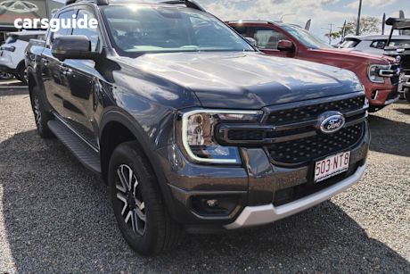 Grey 2024 Ford Ranger Double Cab Pick Up Sport 3.0 (4X4)