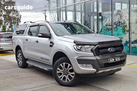 Silver 2018 Ford Ranger Dual Cab Pick-up Wildtrak 3.2 (4X4) (5 Yr)