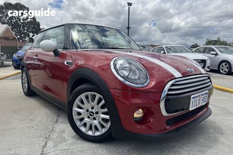 Red 2014 Mini Cooper Hatchback
