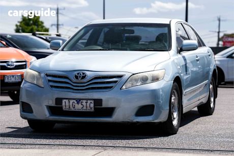 Blue 2010 Toyota Camry Sedan Altise