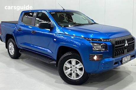 Blue 2024 Mitsubishi Triton Double Cab Pick Up Glx+ (4X4)