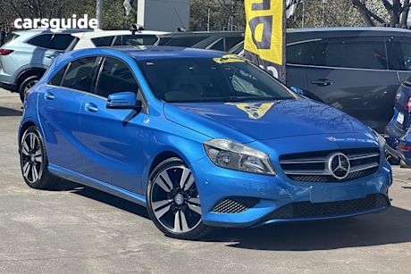 Blue 2013 Mercedes-Benz A200 Hatchback Be