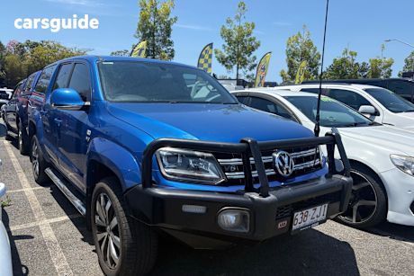 Blue 2019 Volkswagen Amarok Dual Cab Utility V6 Tdi 580 Ultimate