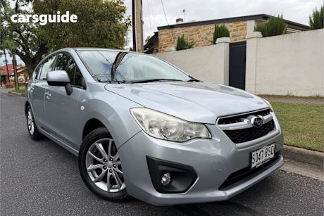 Silver 2014 Subaru Impreza Hatchback 2.0I (Awd)