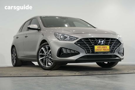 Grey 2021 Hyundai I30 Hatchback Elite