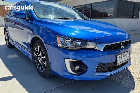 Blue 2016 Mitsubishi Lancer Sedan Es Sport