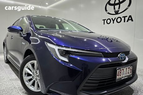 Blue 2023 Toyota Corolla Sedan Ascent Sport Hybrid