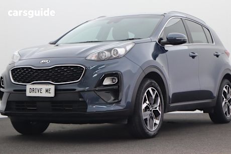 Blue 2021 Kia Sportage Wagon Sx (Fwd)