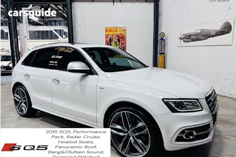 White 2015 Audi SQ5 Wagon 3.0 Tdi Quattro
