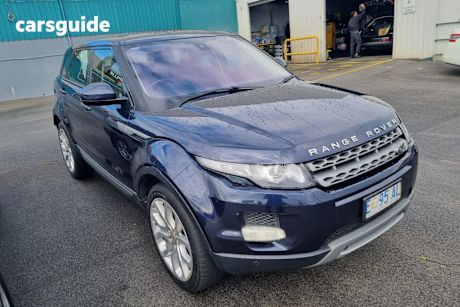 Blue 2014 Land Rover Range Rover Evoque Wagon Td4 Pure
