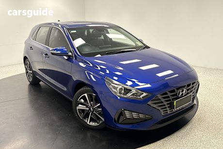 Blue 2020 Hyundai I30 Hatchback Active