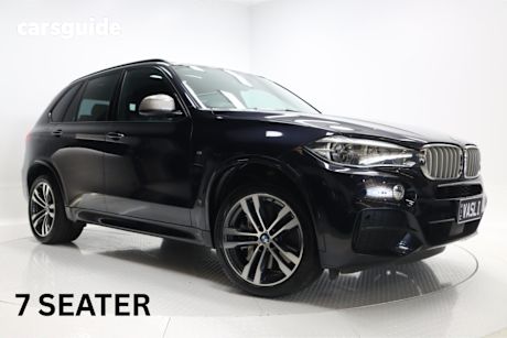 Blue 2015 BMW X5 Wagon M50D