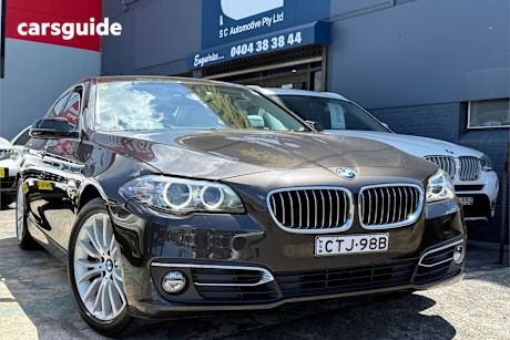 Brown 2014 BMW 520I Sedan Luxury Line