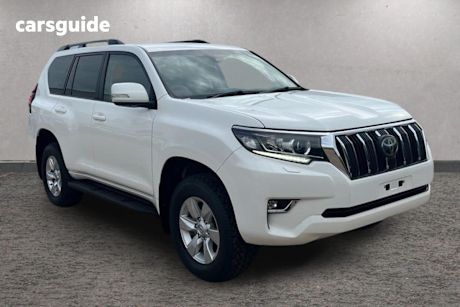 White 2022 Toyota Landcruiser Prado Wagon Gxl