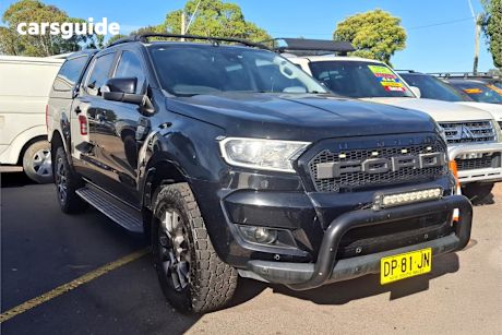 Black 2017 Ford Ranger Dual Cab Utility Fx4 Special Edition