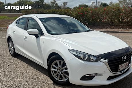 White 2018 Mazda 3 Sedan Maxx Sport