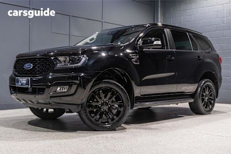 Black 2022 Ford Everest Wagon Sport (4Wd)