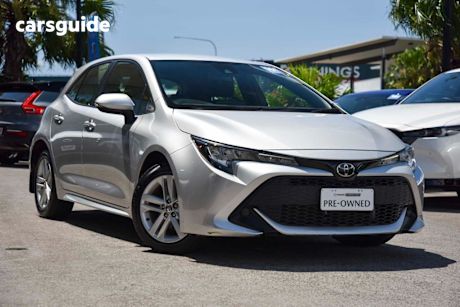 Beige 2022 Toyota Corolla Hatchback Ascent Sport