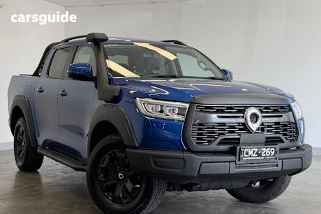 Blue 2023 GWM UTE Dual Cab Utility Cannon-Xsr (4X4)