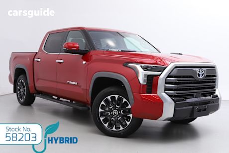 Red 2024 Toyota Tundra Dual Cab Pick-up Limited