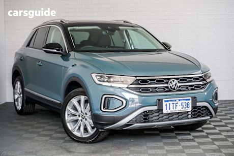 Blue 2025 Volkswagen T-ROC Wagon 110Tsi Style