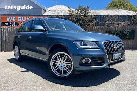 Blue 2015 Audi Q5 Wagon 2.0 Tfsi Quattro