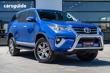 Blue 2016 Toyota Fortuner Wagon Gxl