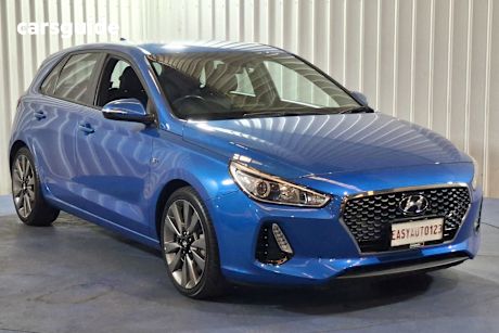 Blue 2017 Hyundai I30 Hatchback Sr