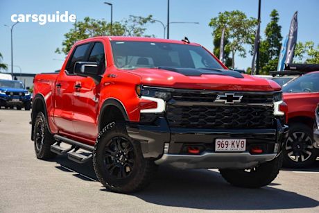 Red 2023 Chevrolet Silverado Crew Cab Pickup 1500 Zr2