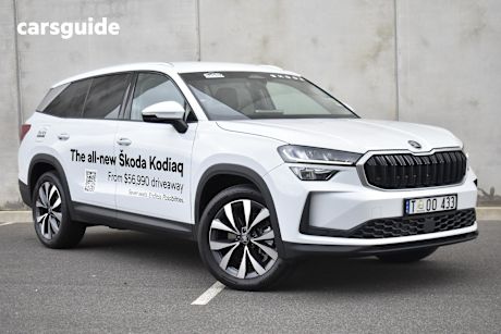White 2025 Skoda Kodiaq Wagon Select (4X4)