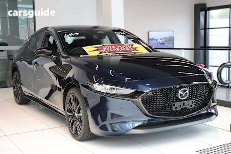 Blue 2024 Mazda 3 Hatchback G25 Evolve Sp