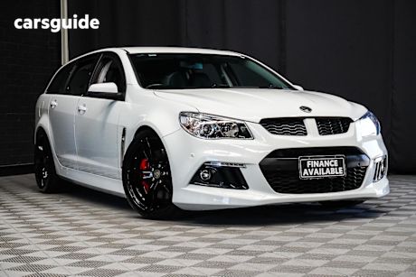 White 2013 HSV Clubsport Wagon R8 Tourer