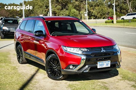 Red 2020 Mitsubishi Outlander Wagon Black Edition 7 Seat (2Wd)