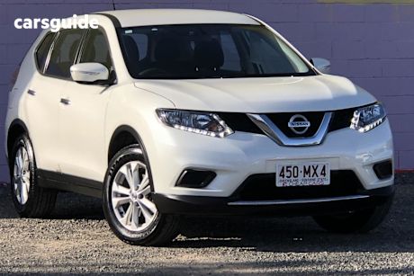 White 2014 Nissan X-Trail Wagon St (Fwd)
