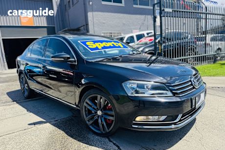 Black 2011 Volkswagen Passat Sedan V6 Fsi Highline