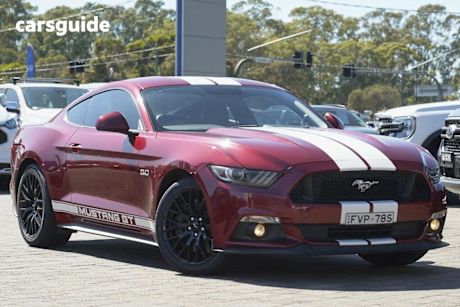 Red 2017 Ford Mustang Coupe Fastback Gt 5.0 V8