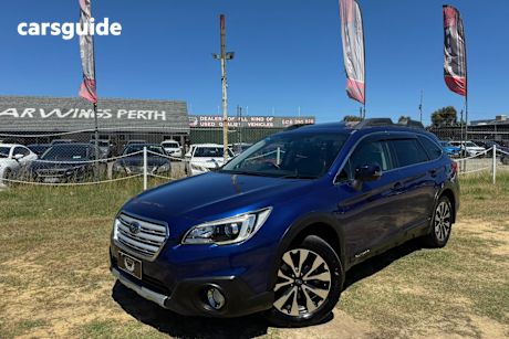 Blue 2017 Subaru Outback Wagon 2.0D Premium