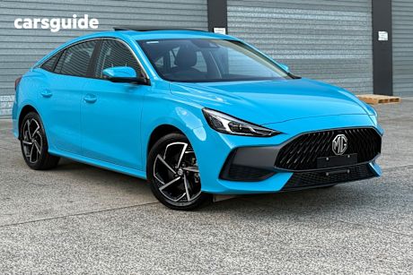 Blue 2023 MG MG5 Sedan Essence