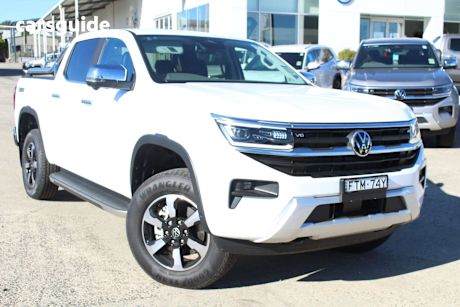 White 2024 Volkswagen Amarok Dual Cab Utility Style Tdi600 4Motion