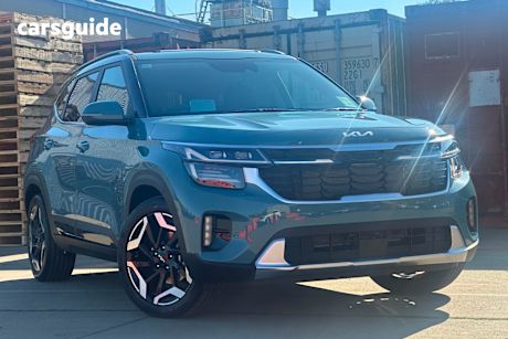 Blue 2025 Kia Seltos Wagon Gt-Line (Awd) (Two-Tone)