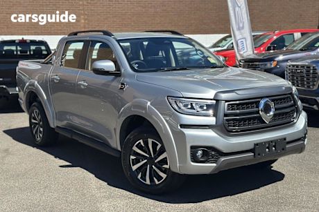 Silver 2025 GWM Cannon Dual Cab Utility Premium (4X4)